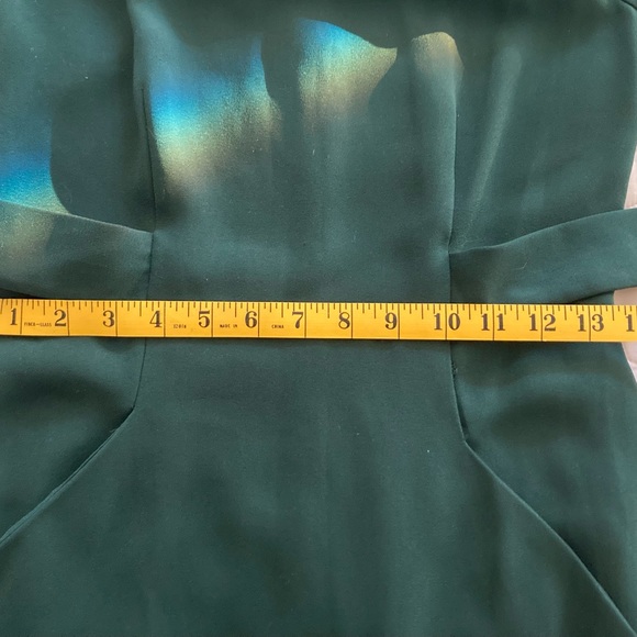 Whistles forest green belted work dress 4 - Picture 11 of 11